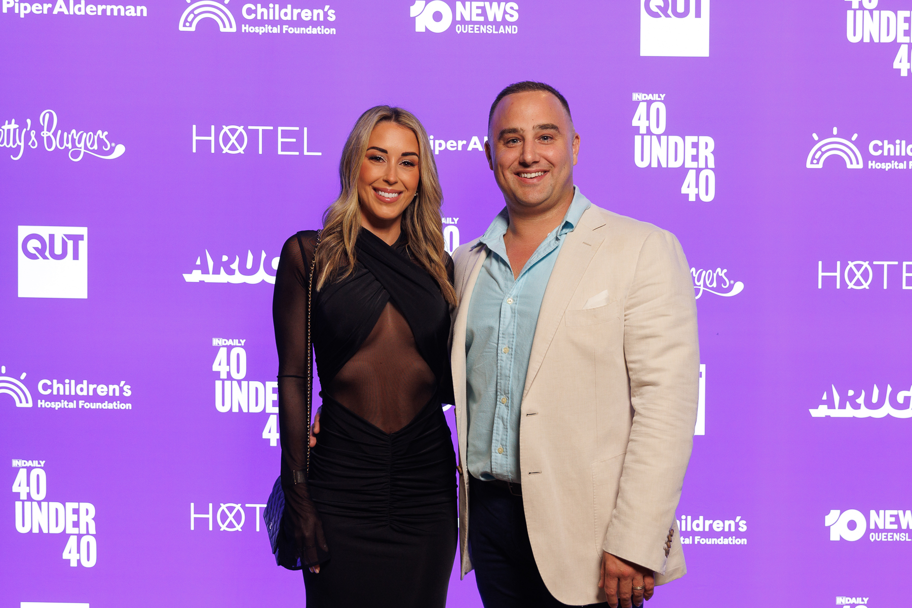 Anna Malouf and Tyrone Lowry