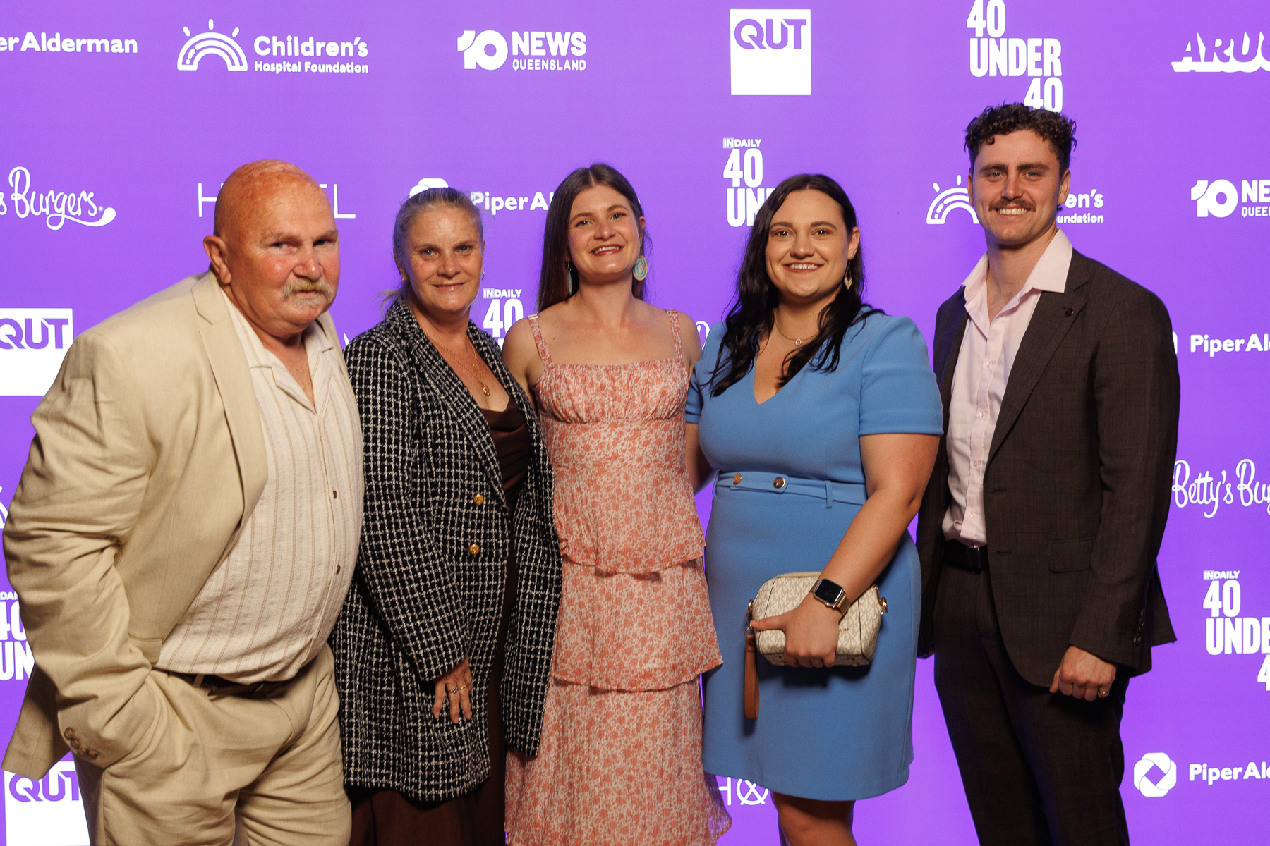 Mick Seaton, Belinda Seaton, Tiffani Seaton, Patrisha Kay and Daniel Bondin
