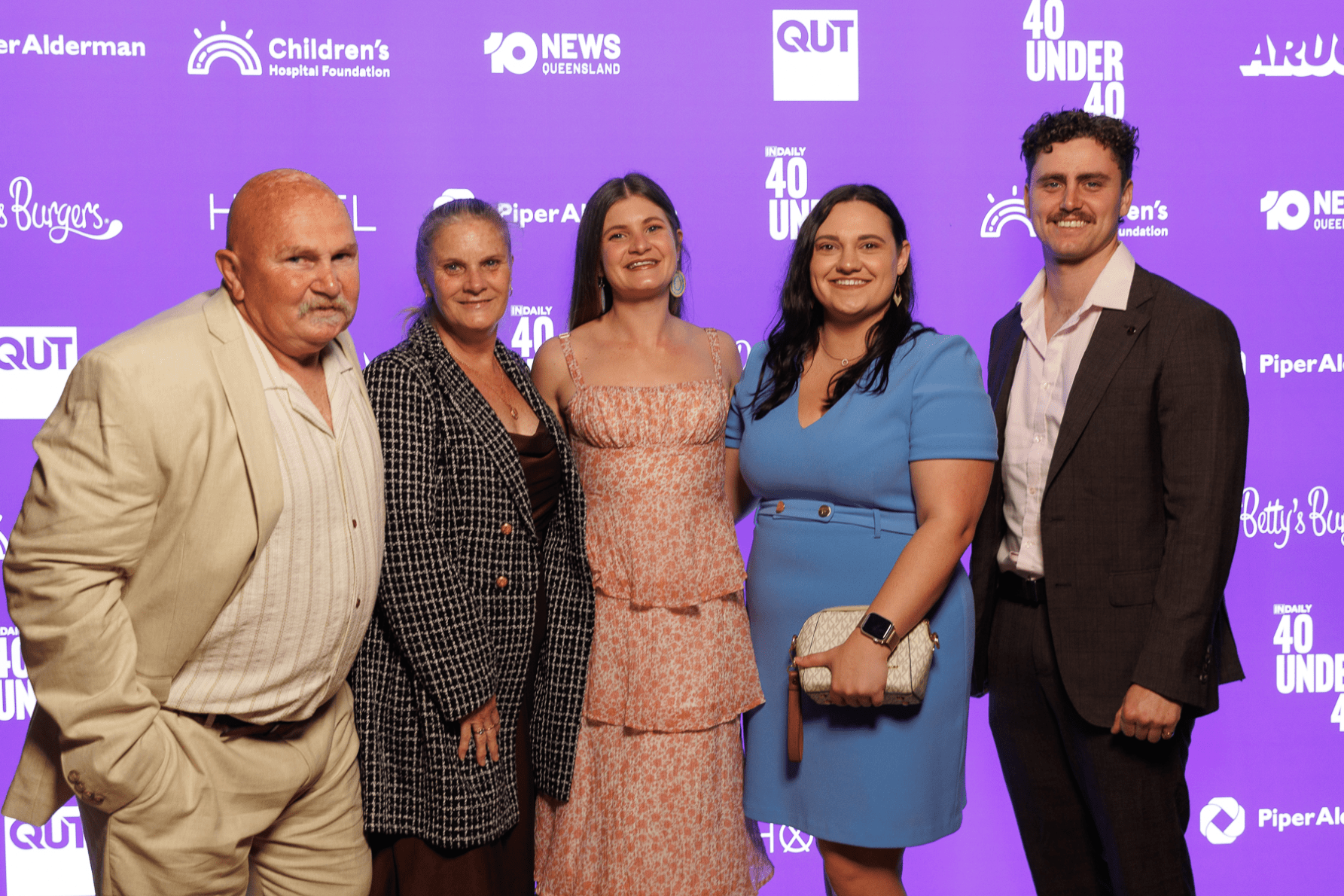 Mick Seaton, Belinda Seaton, Tiffani Seaton, Patrisha Kay and Daniel Bondin