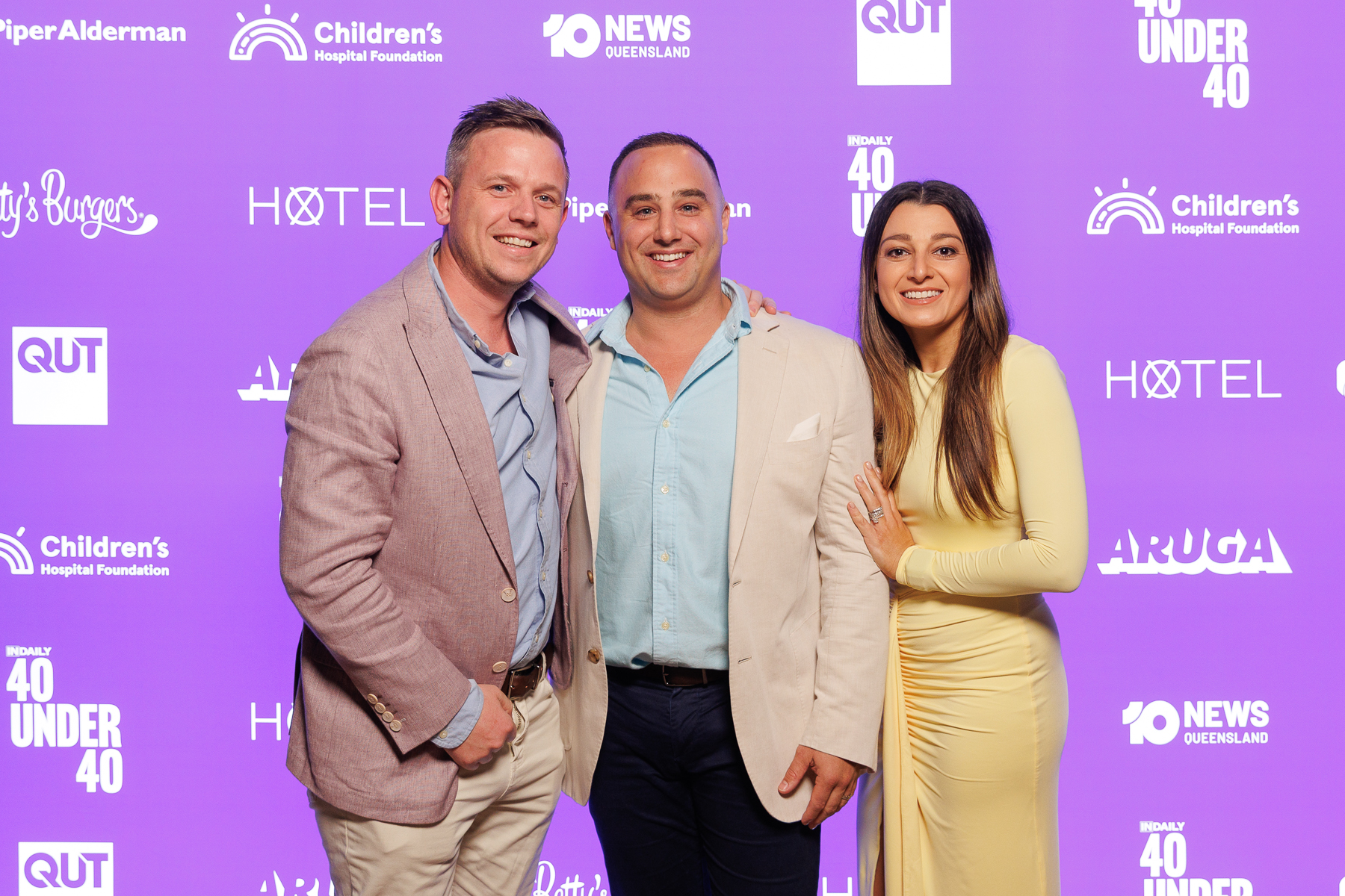 Matthew and Tyrone Lowry, and Angela Cotteril