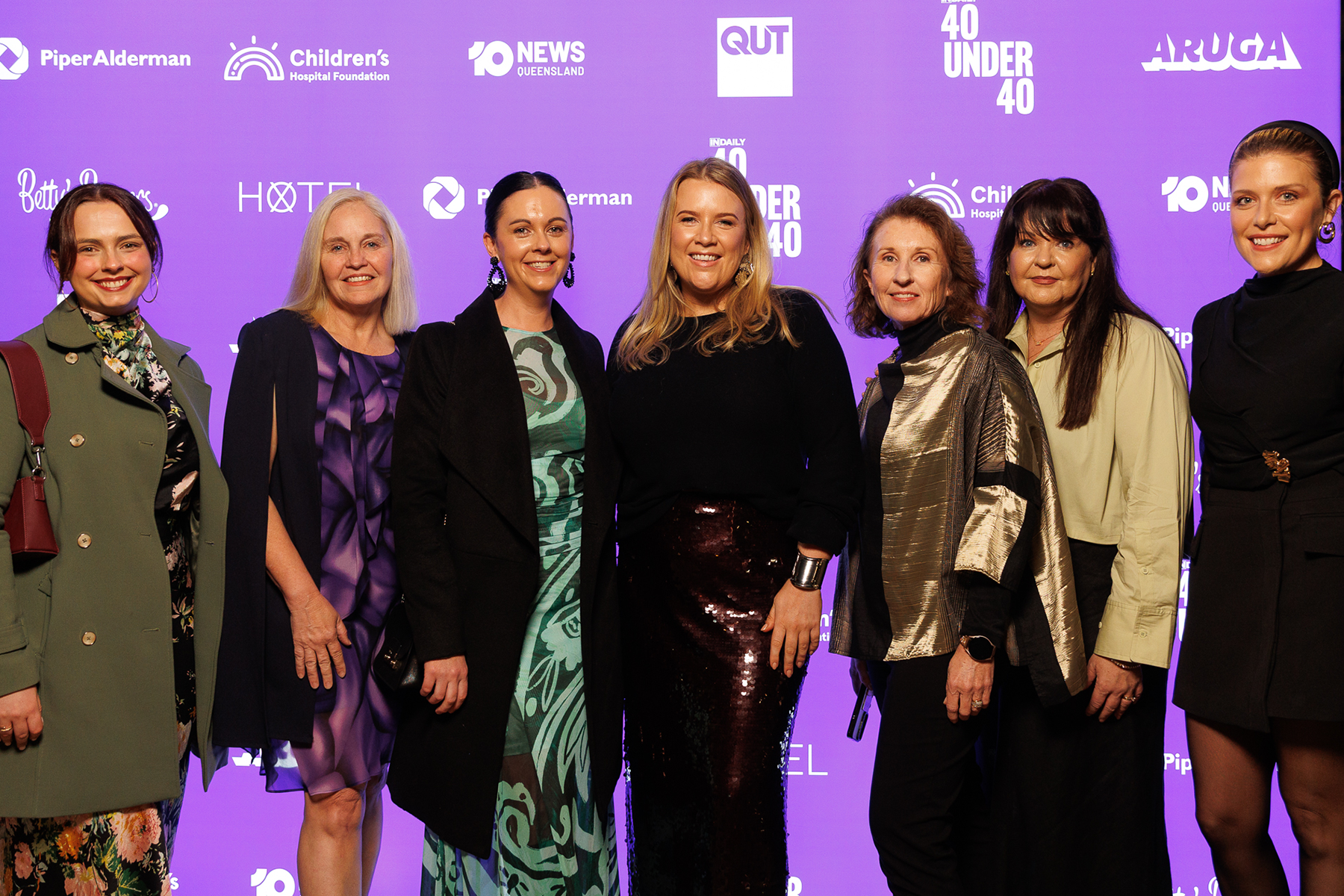 Jodie Pattinson, Alyce Renderos, Alex Grosvenor, Debra Bela, Zoe Engeman, Paige Hilditch-Maguire and Ciarn Amour