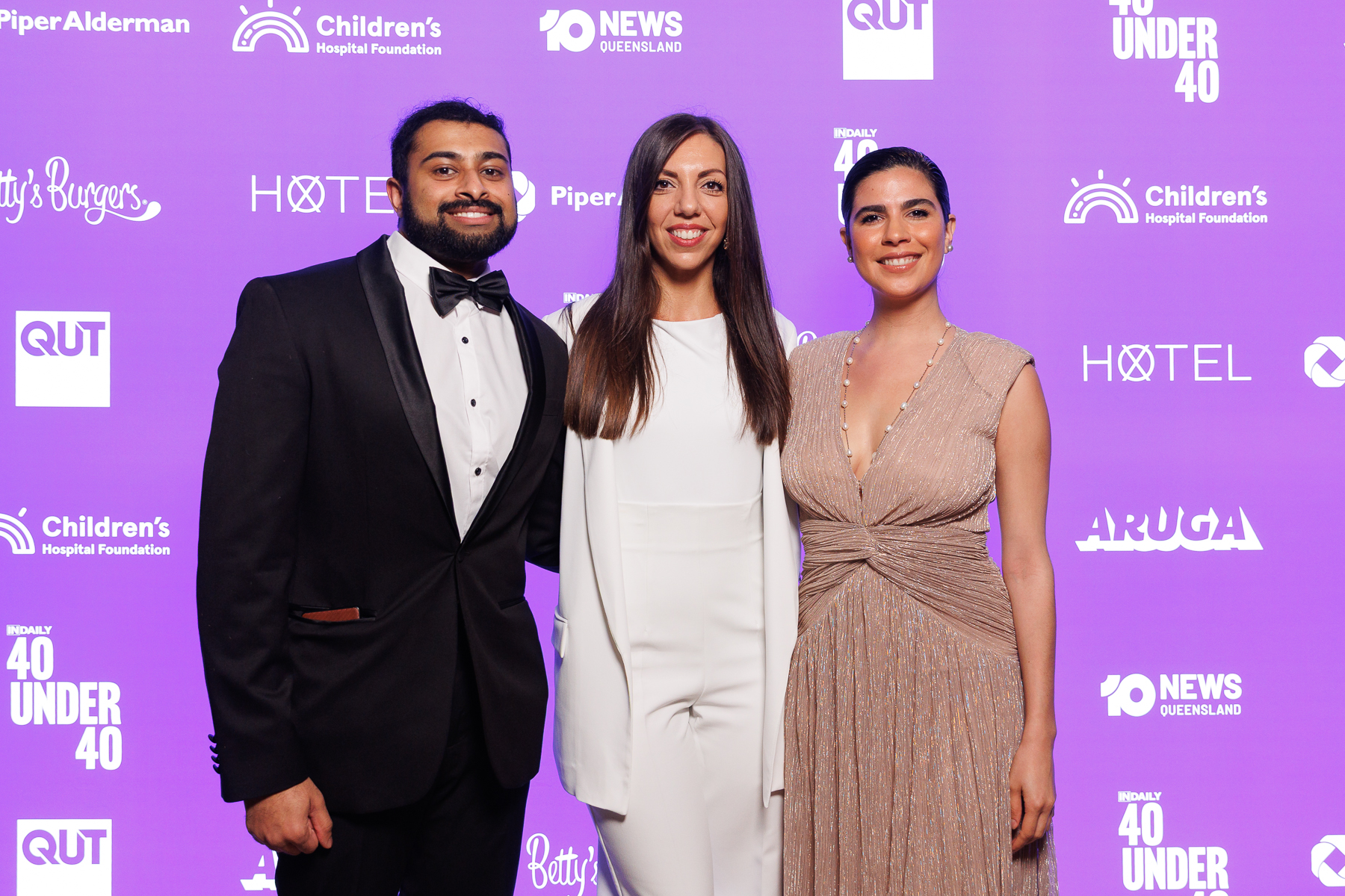 Kieran Ganasan, Fiorenza Provenzano and Nancy Leon