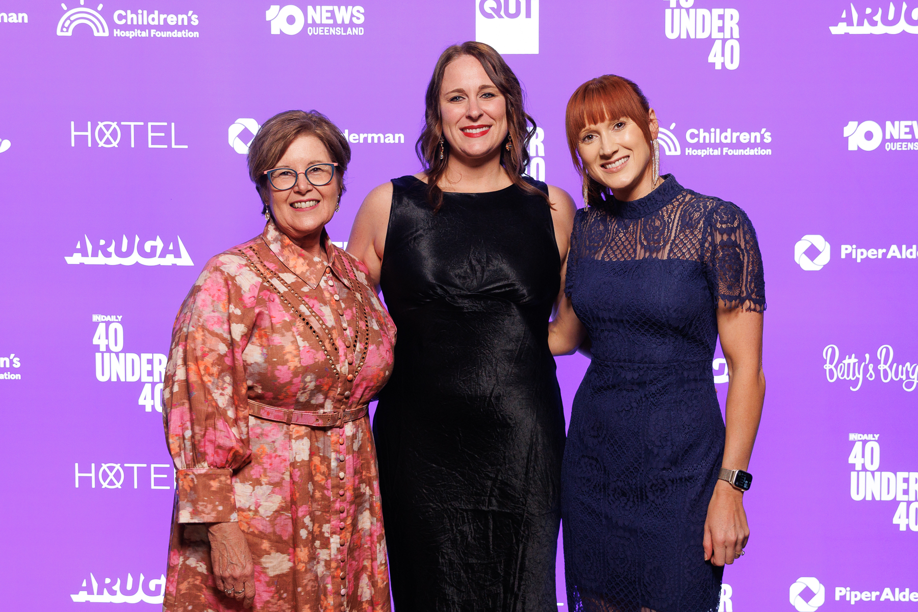 Lacee Overton, Jayne Shallcross and Sara Ross