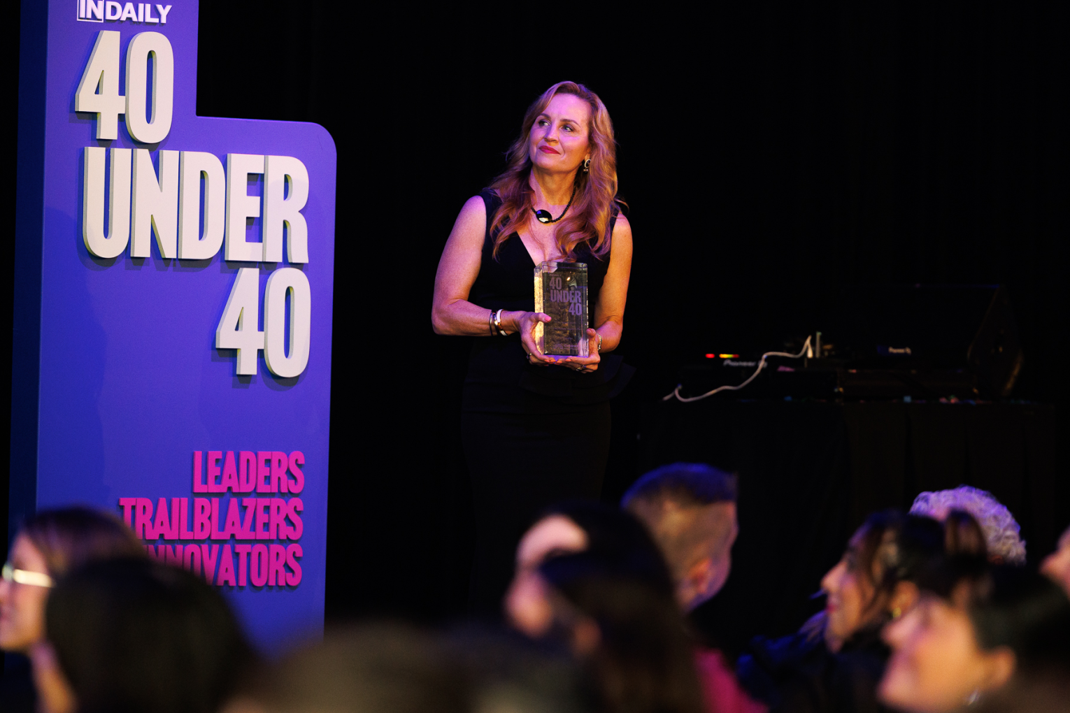Children’s Hospital Foundation Chief Growth Officer, Nadine Moore, who presented the award
