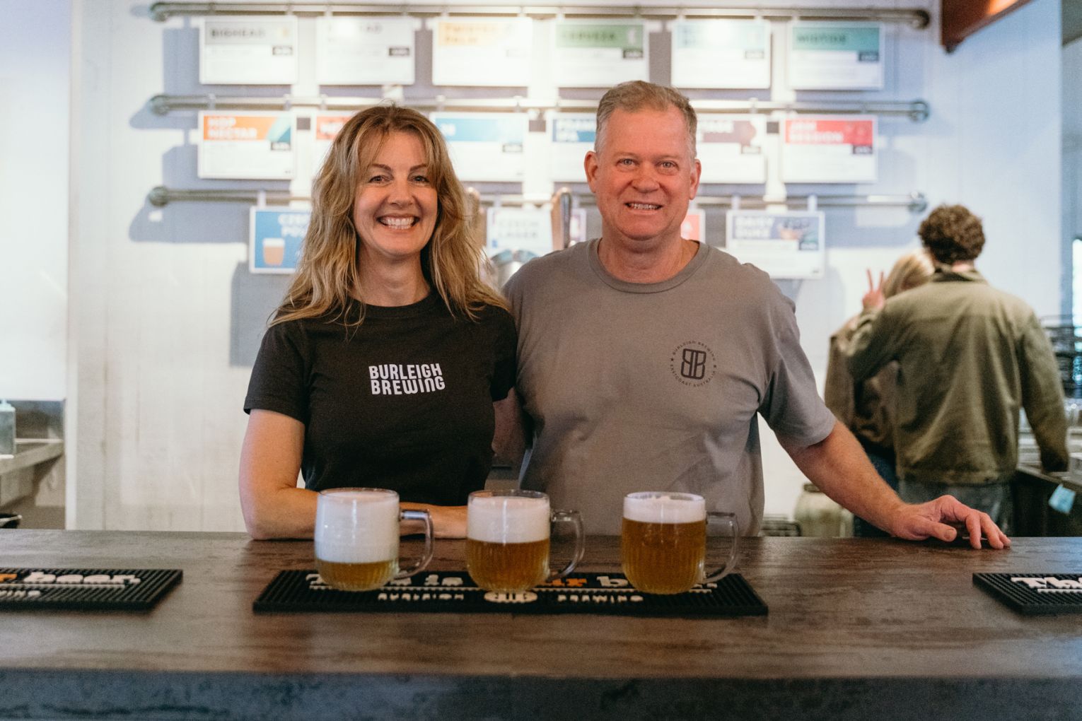 Peta and Brennan Fielding, Burleigh Brewing co-founders