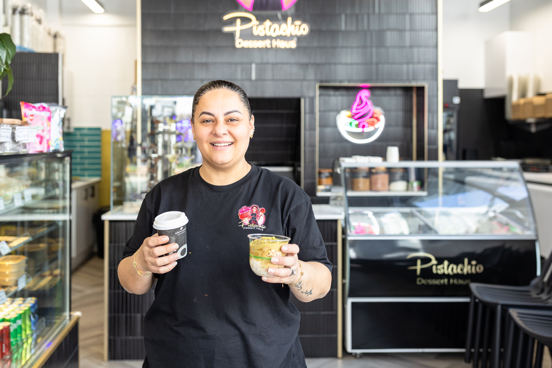 Pistachio Dessert Haus' owner Hala Hamad, photo: Jade Quinlivan