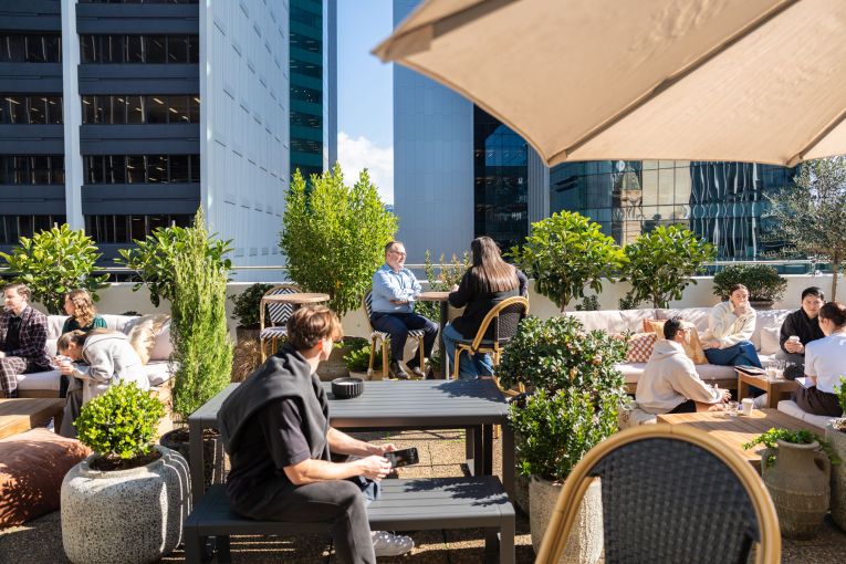 Thumbnail for Brisbane just unlocked a New York-inspired hidden rooftop cafe and events space