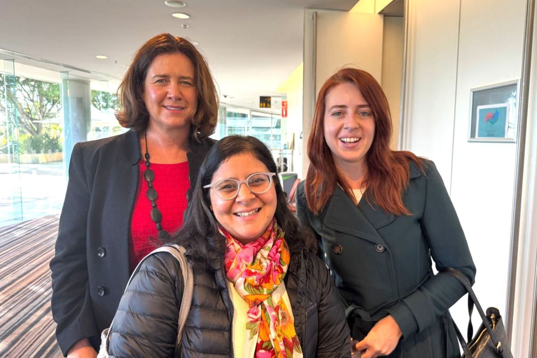 Tamara Jackson Vearing, Emma Karki and Enya Crockford