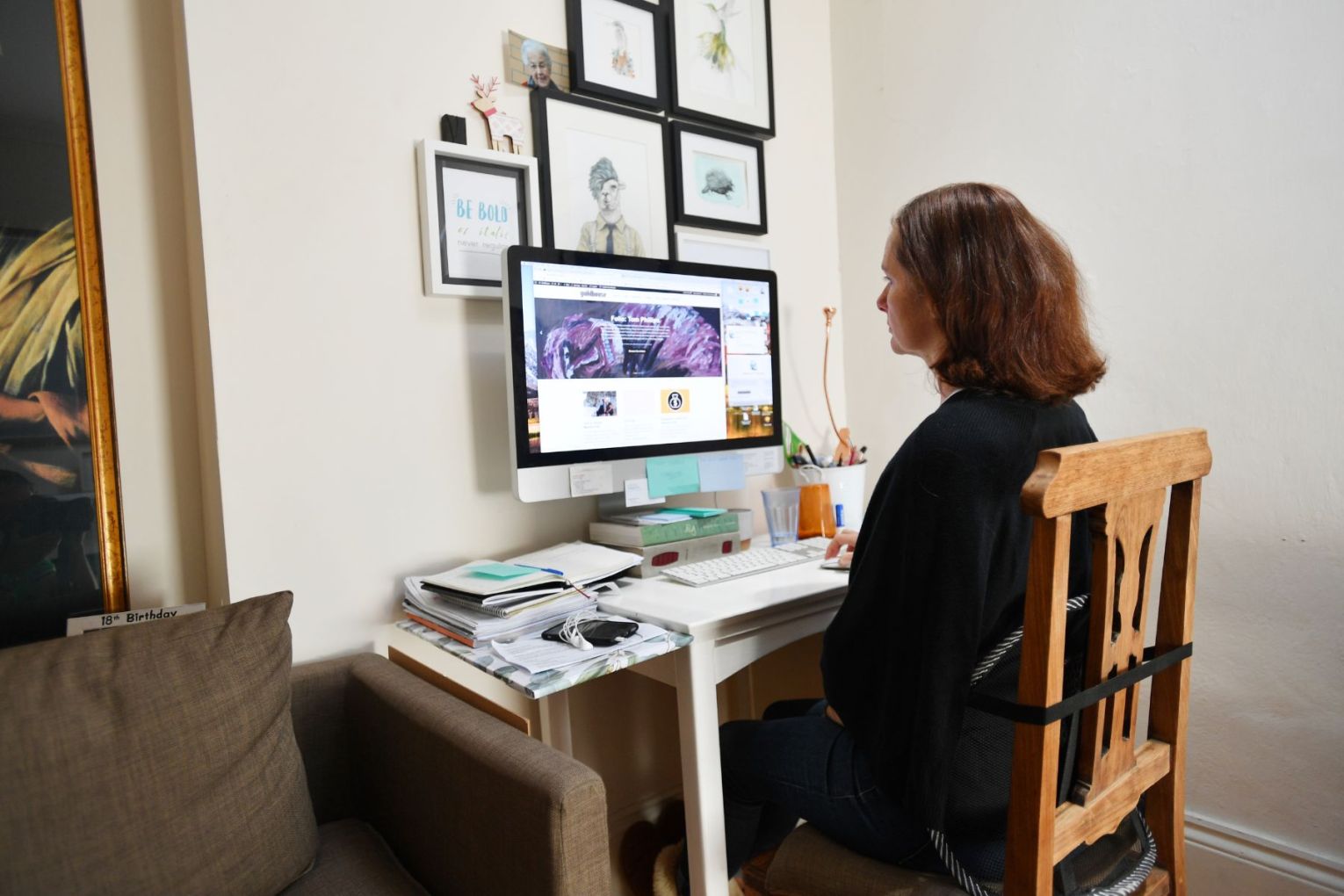 Unions are pushing for working from home to be an embedded workplace practice. Photo: David Mariuz/AAP.