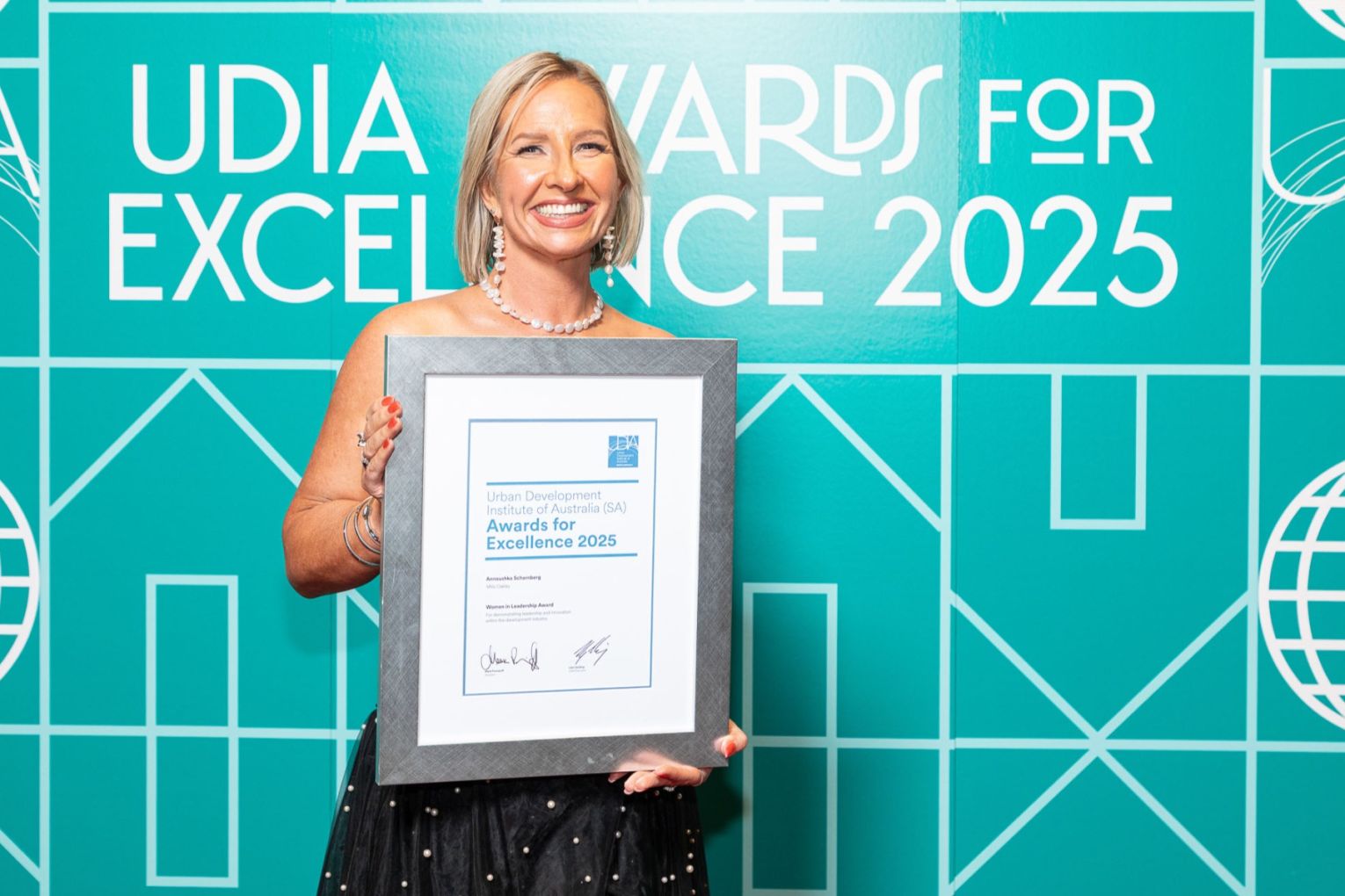UDIA SA 2025 Women in Leadership Award winner Annoushka Scharnberg.