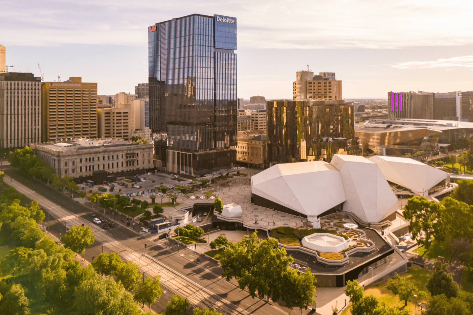 Festival Tower by Walker Corporation.
