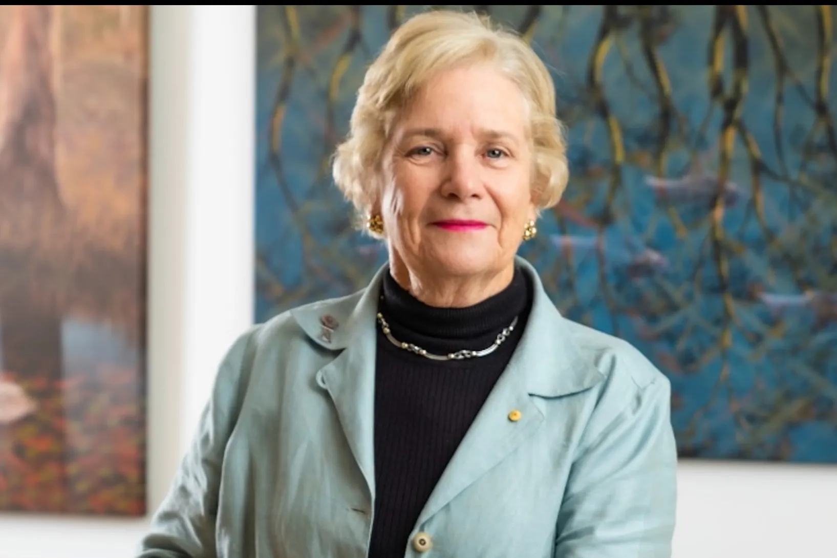 Philanthropist and arts lover Gina Fairfax is the new patron of QMF's The Outback Trail. 