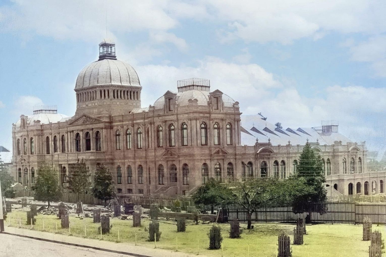 Before moving to Wayville, the Royal Adelaide Show was held at the now-demolished Jubilee Exhibition Building on North Terrace. Photo: Supplied