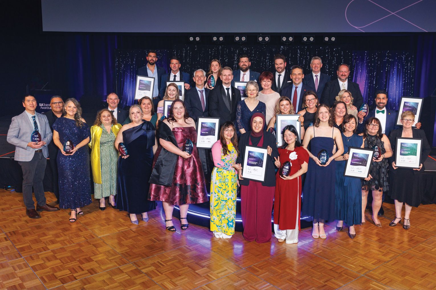 The winners of the 2025 South Australian Training Awards.