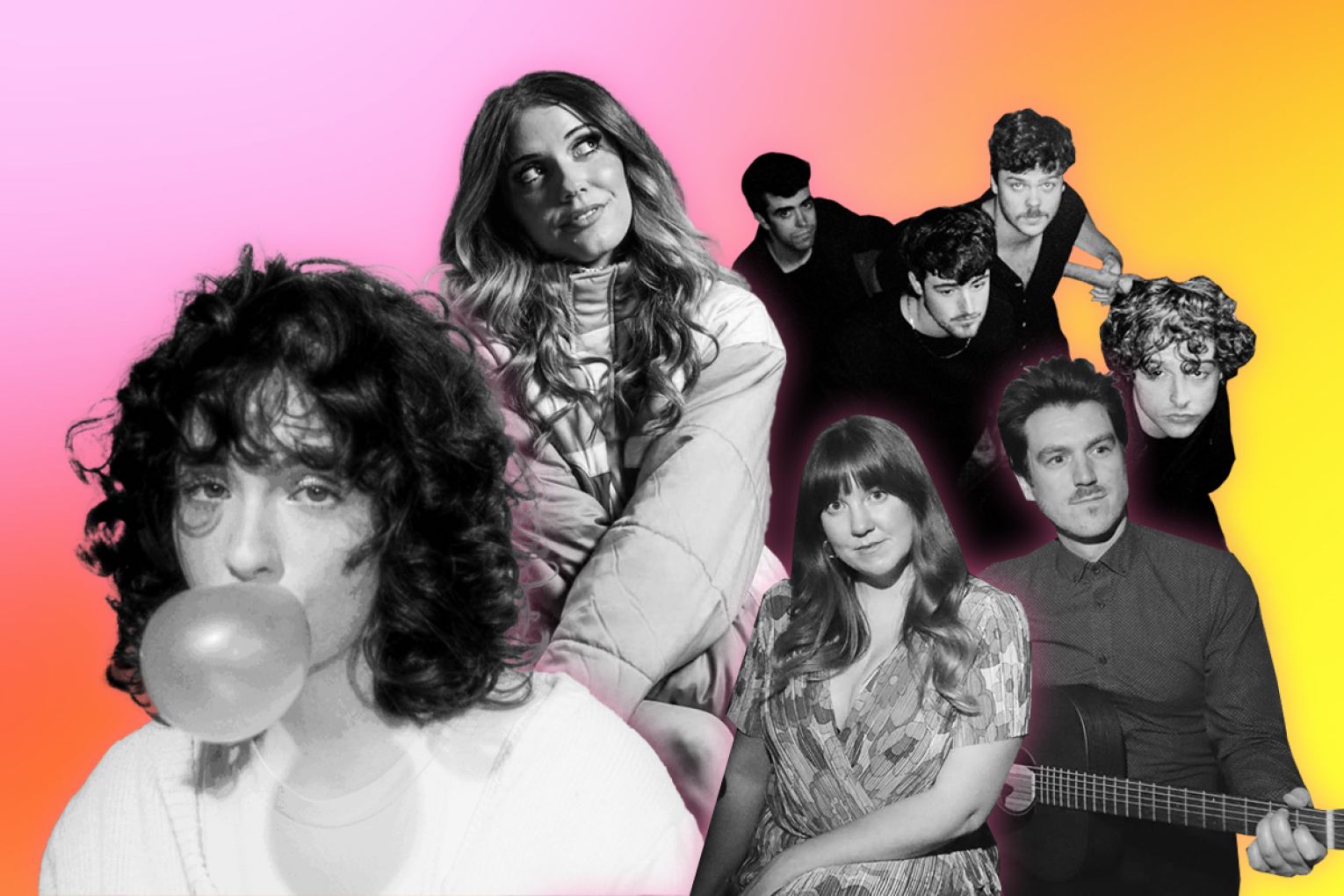 Pop princesses and indie rockers were out in full force this month. This graphic: Jayde Vandborg