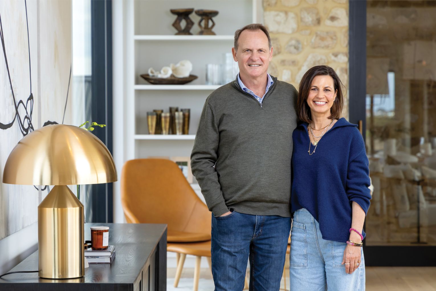 Sarah and Geoff, at their spectacular Hindmarsh Island farm, are both motivated by the ethos of giving back.