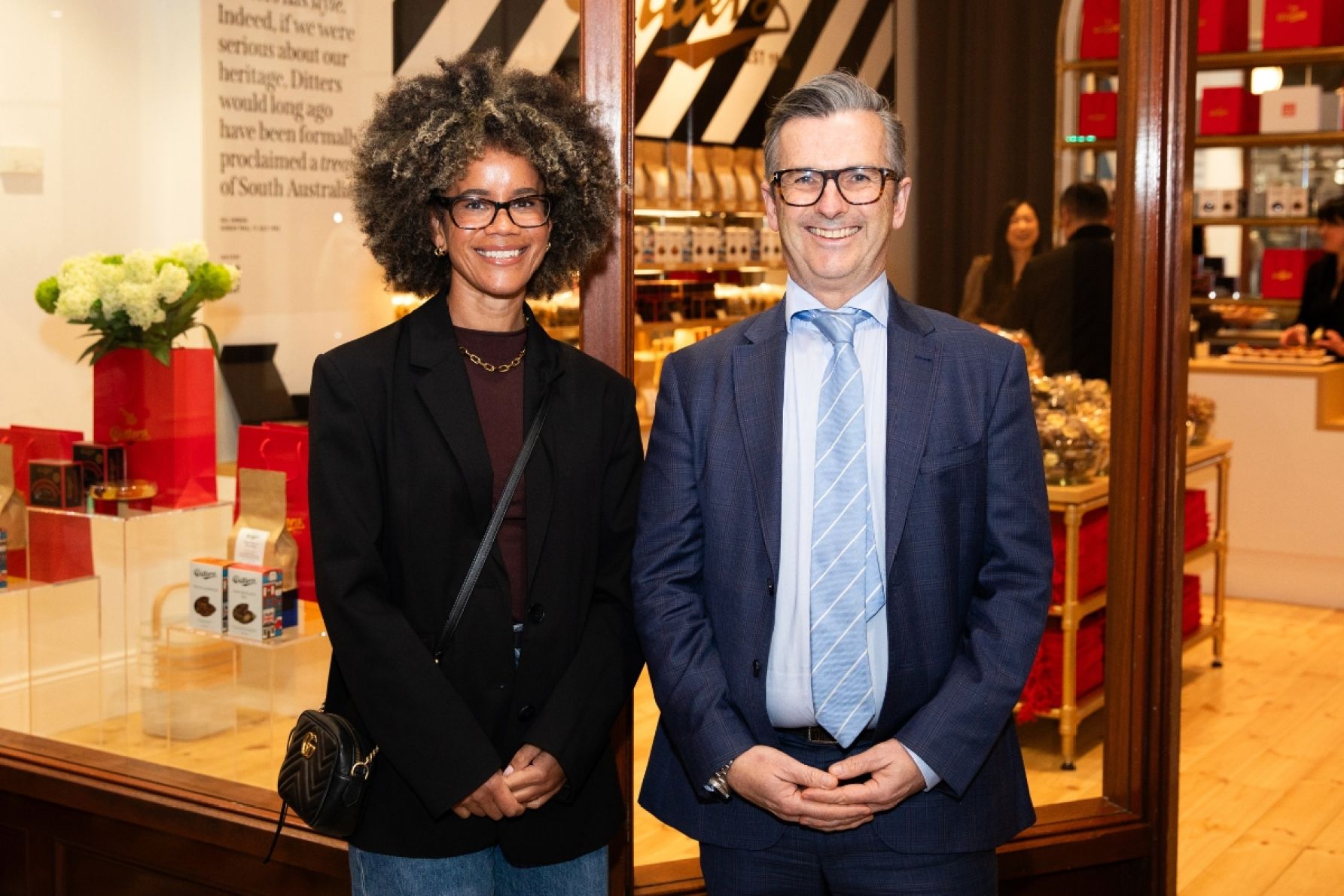 Melanie Washington and Andrew Jonats