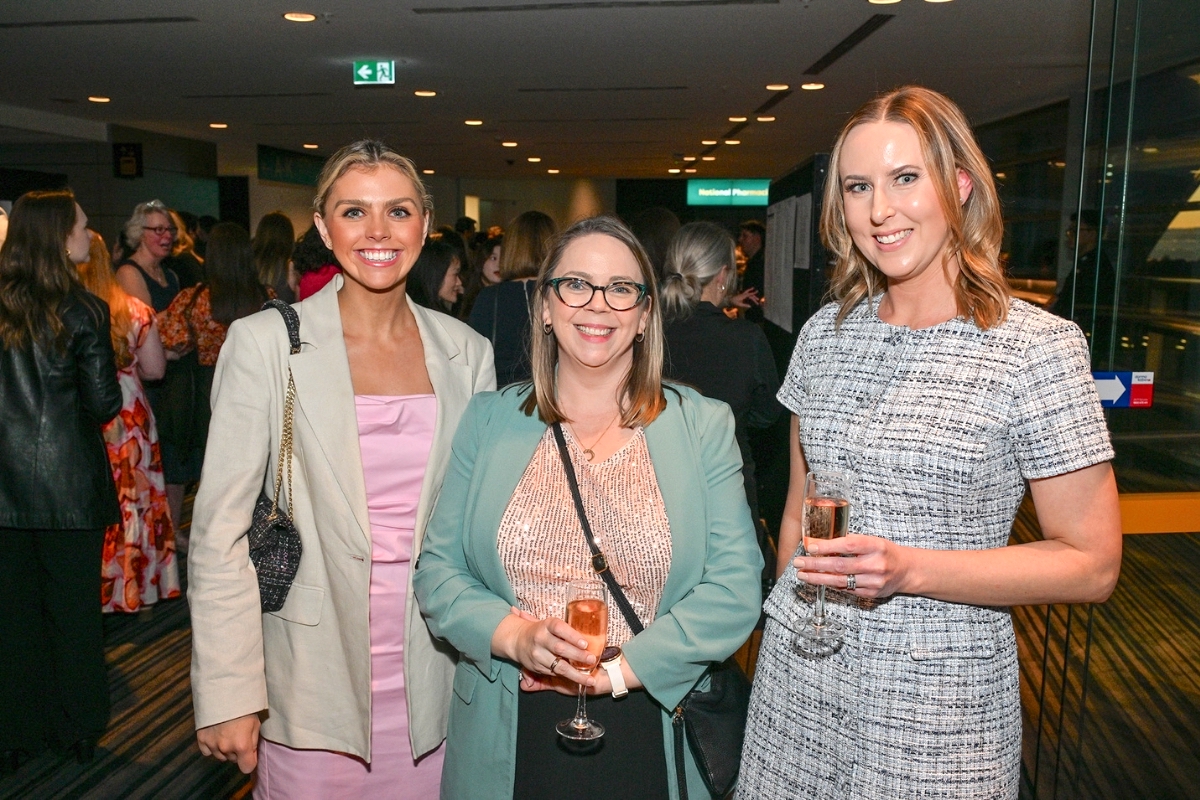 Alana Slazborn, Bec Rogers and Ashleigh Mingorance