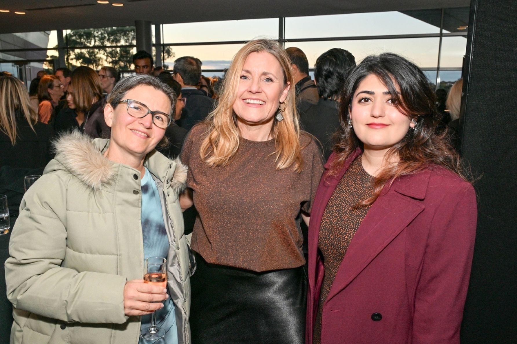 Angela Xenikis, Kristy Frameton and Amna Khalid