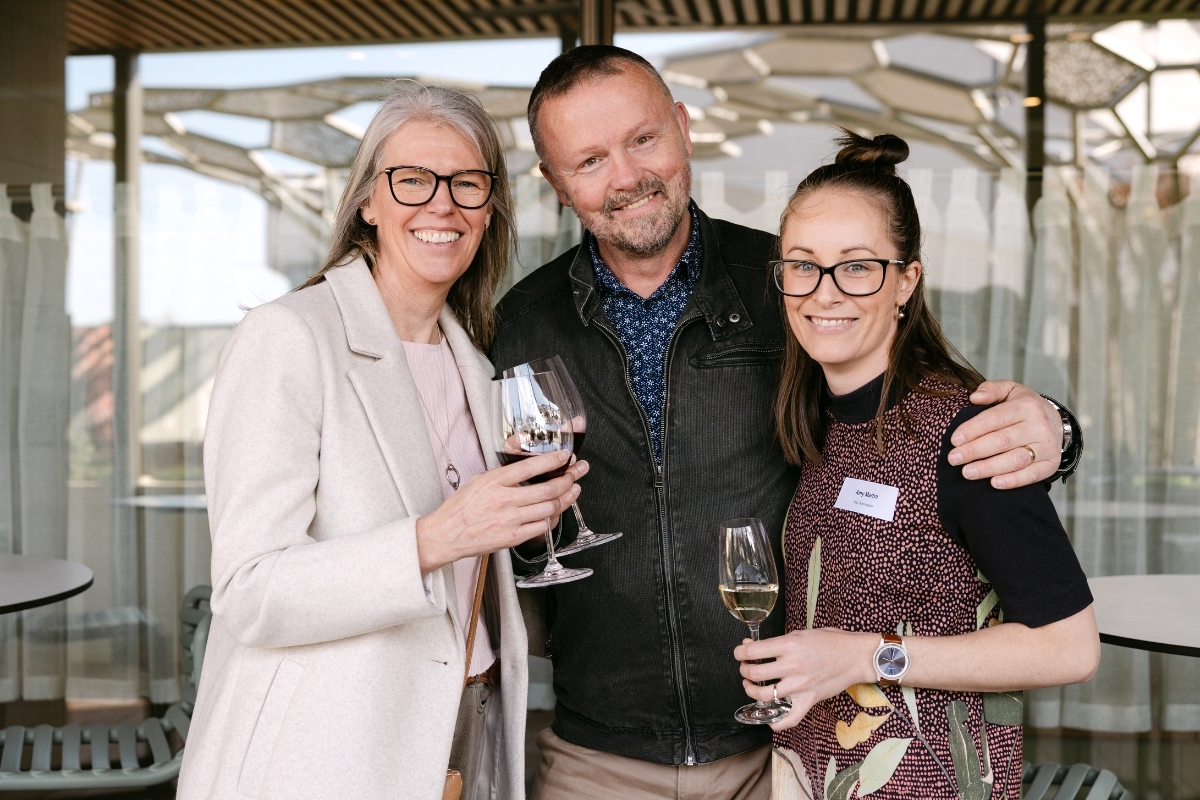 Bec Cooper, Craig Cooper and Amy Martin