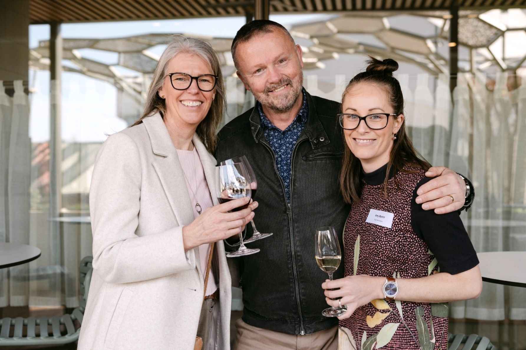 Bec Cooper, Craig Cooper and Amy Martin