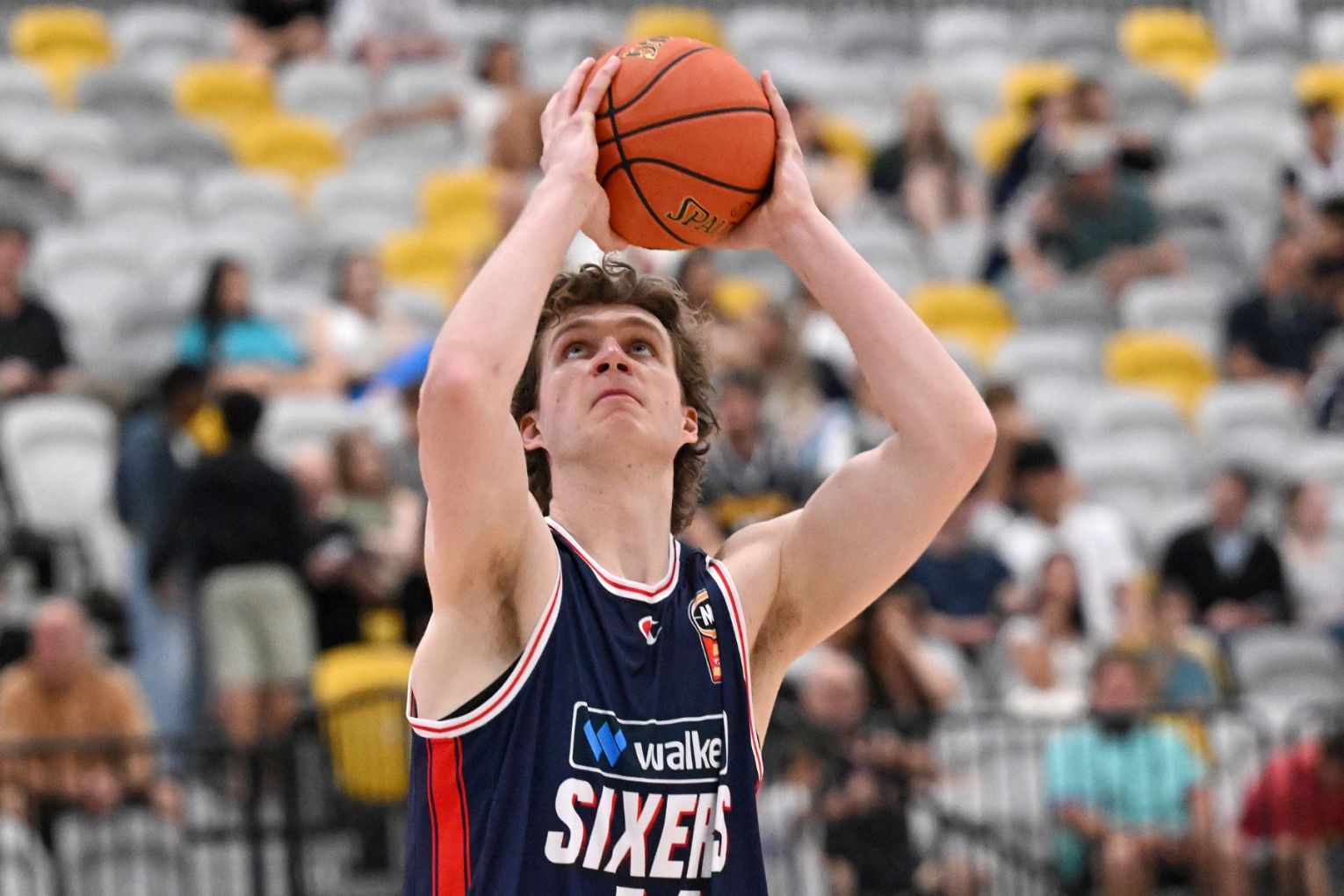 Ben Griscti will miss the start of Adelaide's NBL season with a fractured vertebrae. Picture: Dave Hunt/AAP Photos