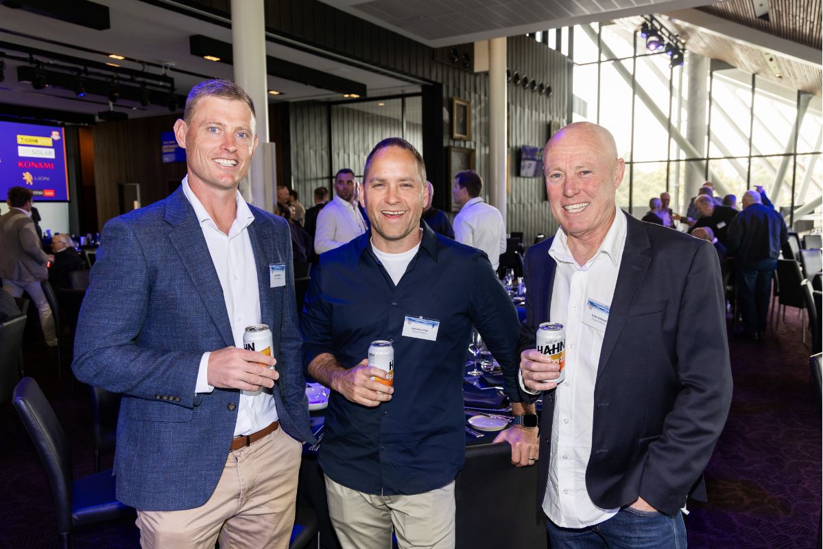 Ben Warren, Damian Joyce and Tony Symons