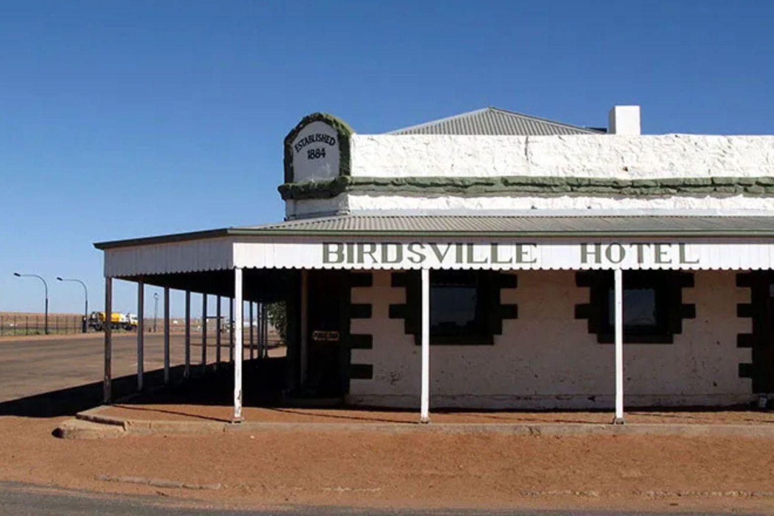 Birdsville was the hottest part of Queensland on Monday with the temperature reaching 44.9C