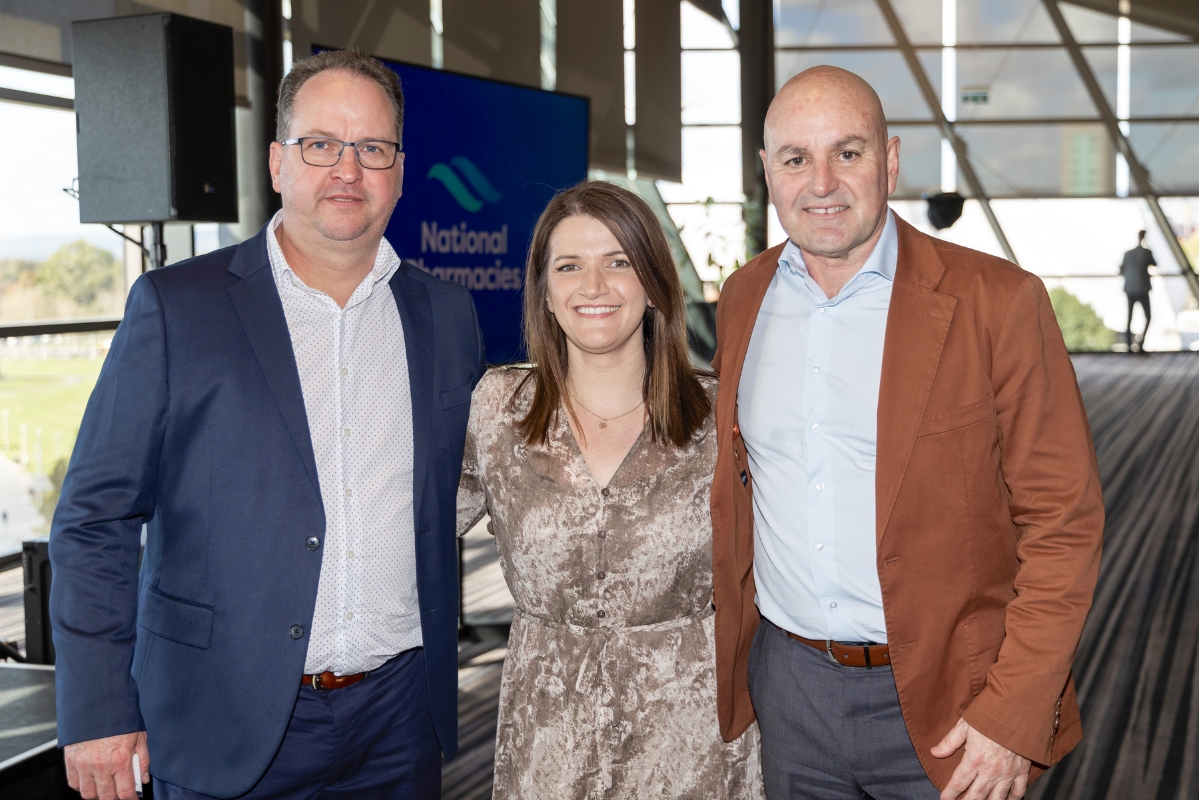 Brent Young, Leah Williamson and Peter McIntyre