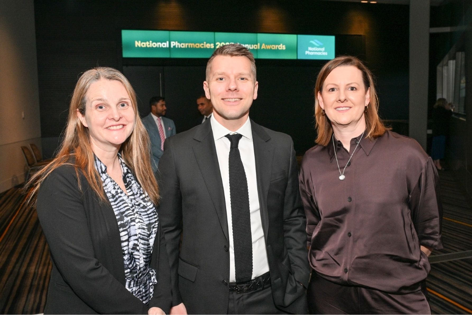 Brigid Hughes, Mark Smith and Sarah James