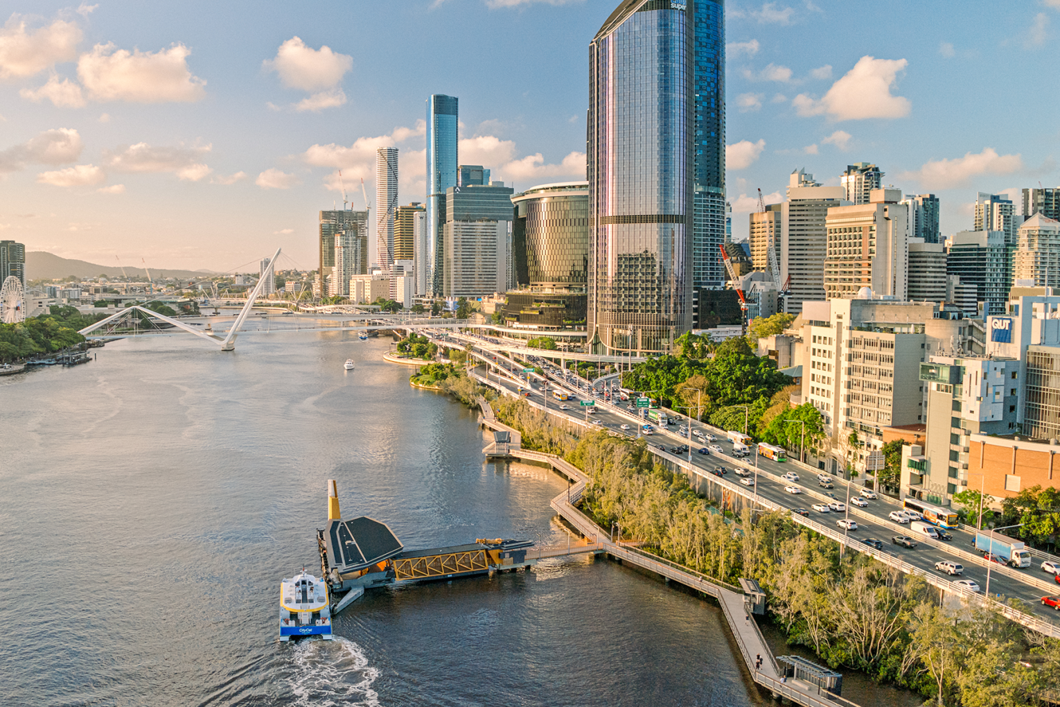 Brisbane River & Queen's Wharf | Credit: BEDA 