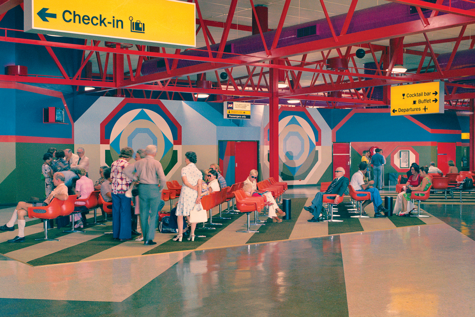 The old Brisbane International Terminal in the 1970s