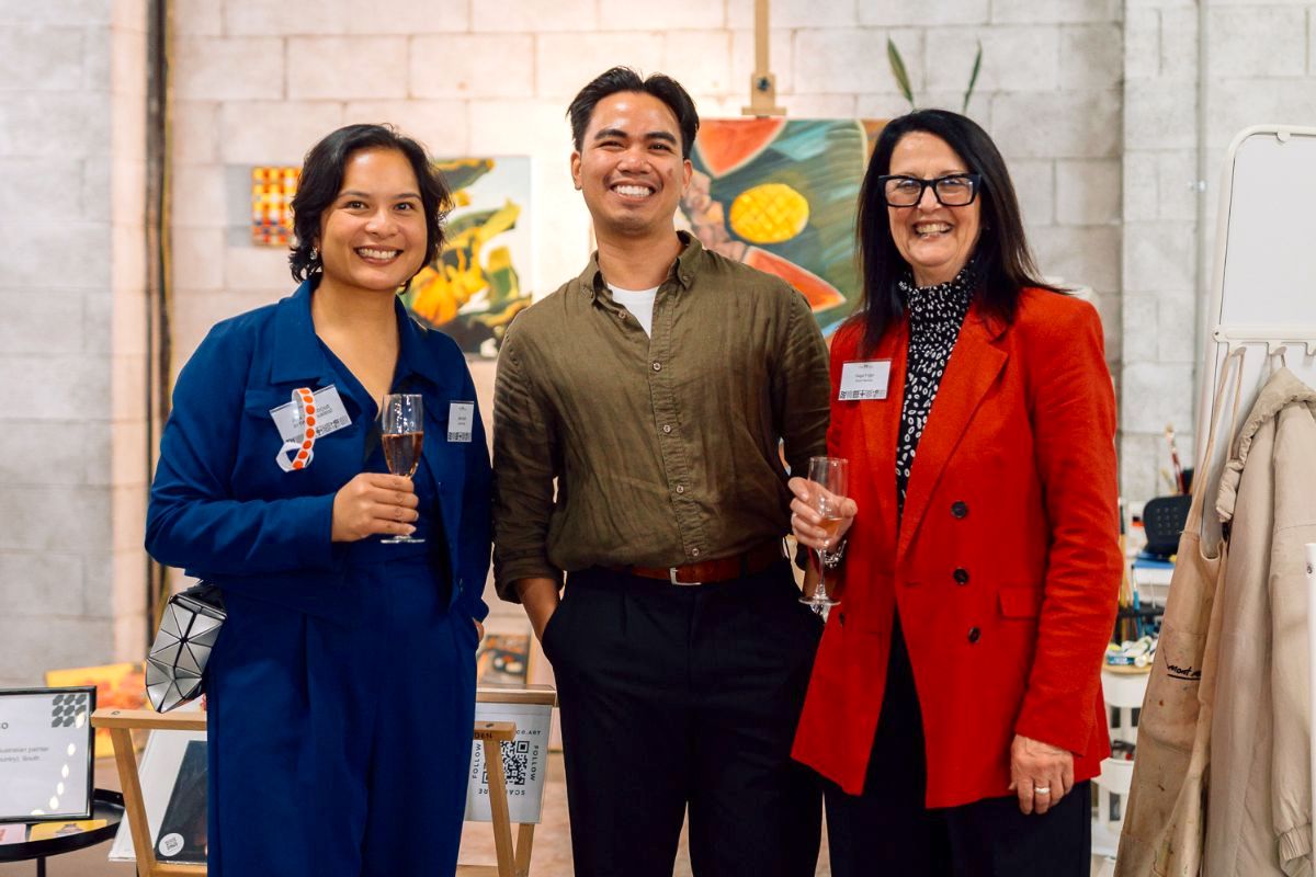 Ana Koch, Peter Francisco and Kaye Frigo