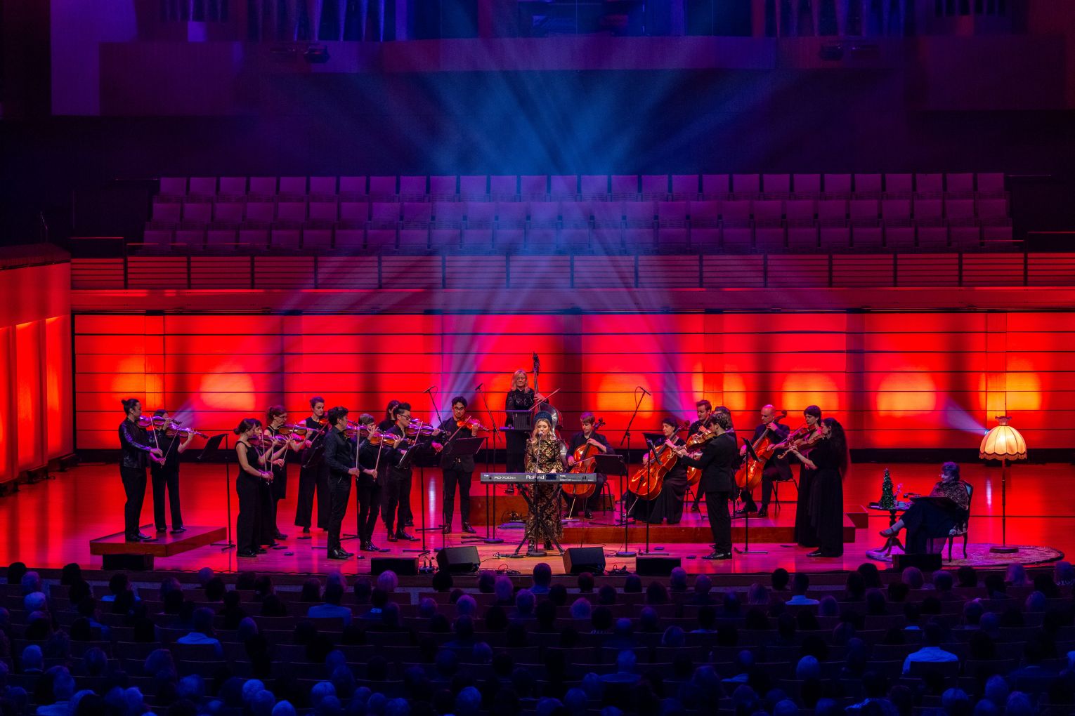 Camerata and Kate Miller-Heidke performing Your Eternal Memories at QPAC during Brisbane Festival.
