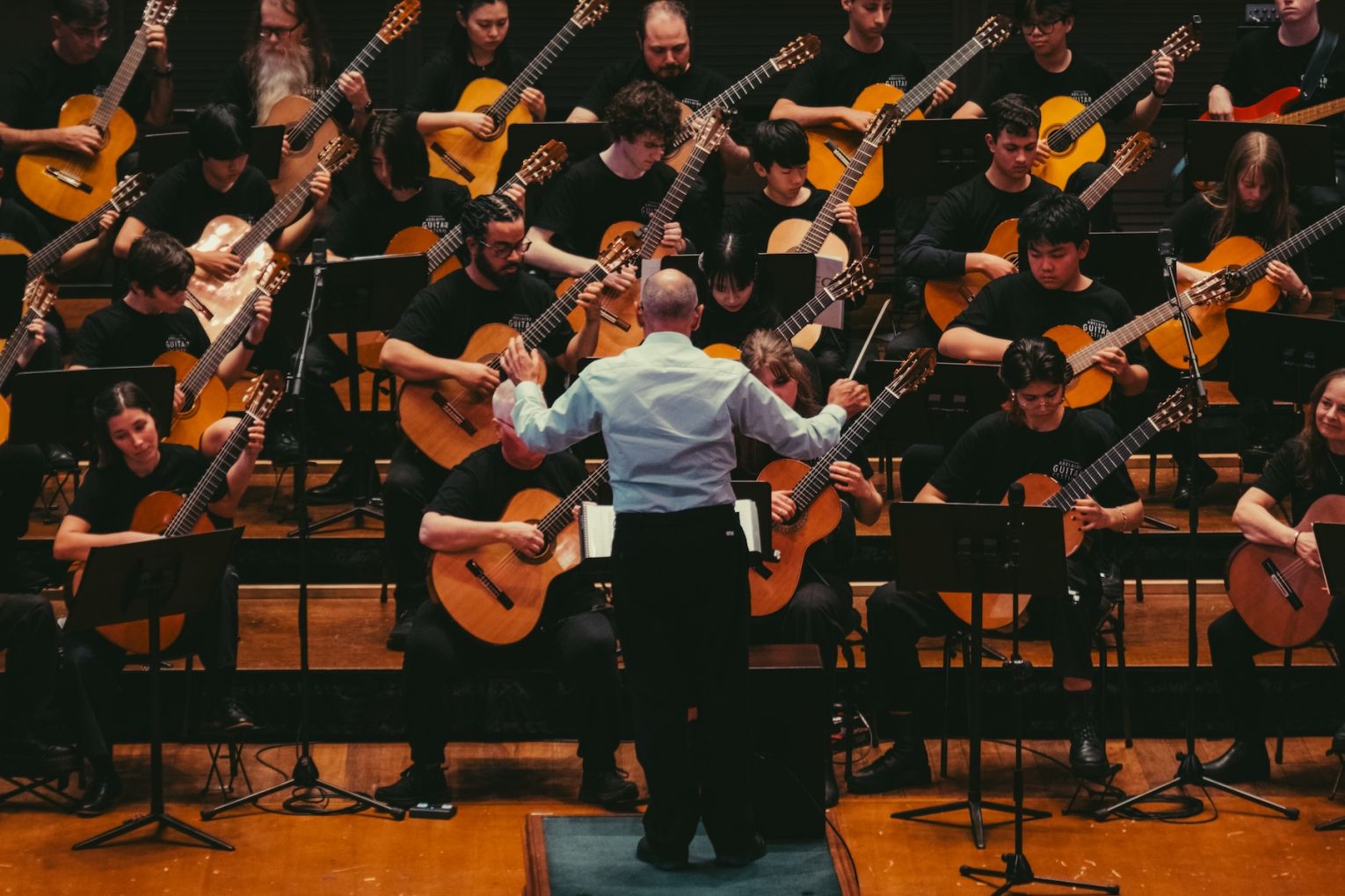 The Adelaide Guitar Festival Orchestra. Photo: Kyahm Ross / Supplied
