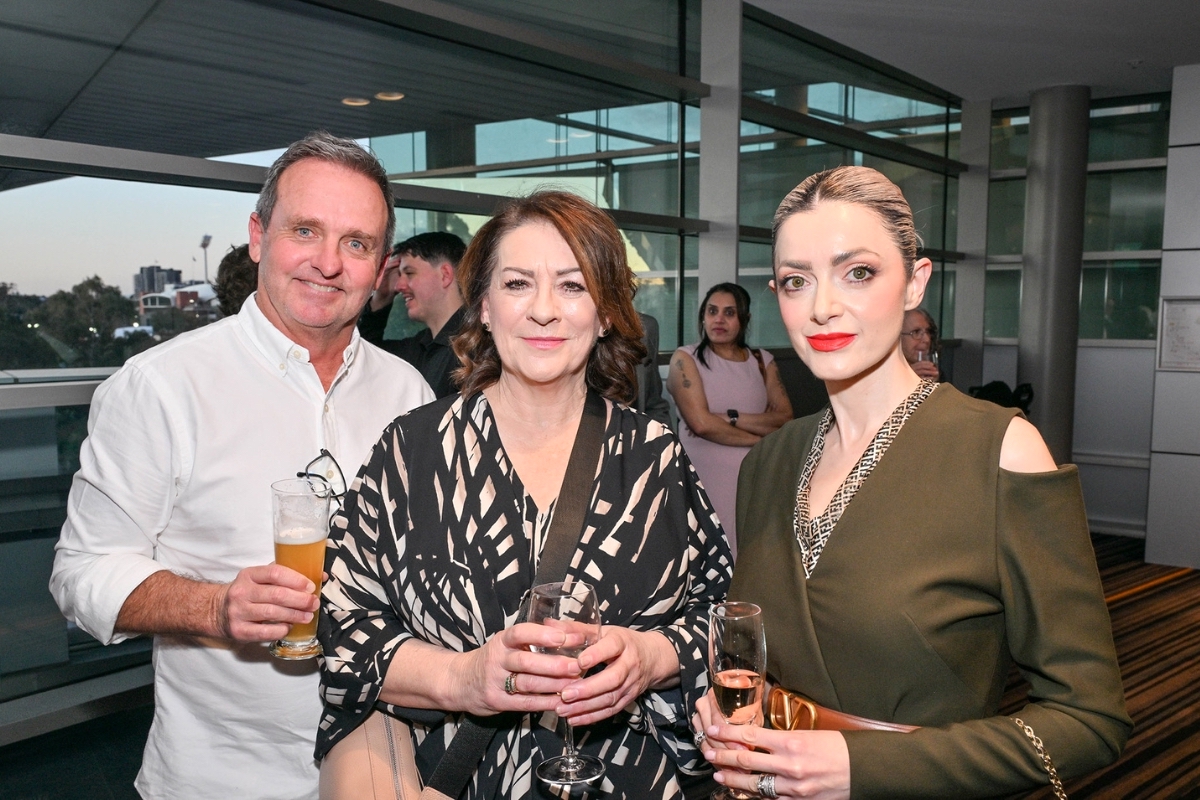 Darren de Broughe, Ruth Robinson and Grace Eliseo