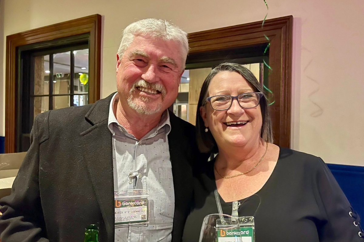 David O’Shaughnessy and Karen Favell