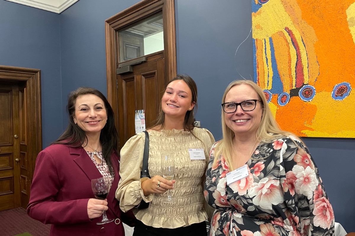 Debrah Mercurio, Astrid Johnston and Lisa Carlin