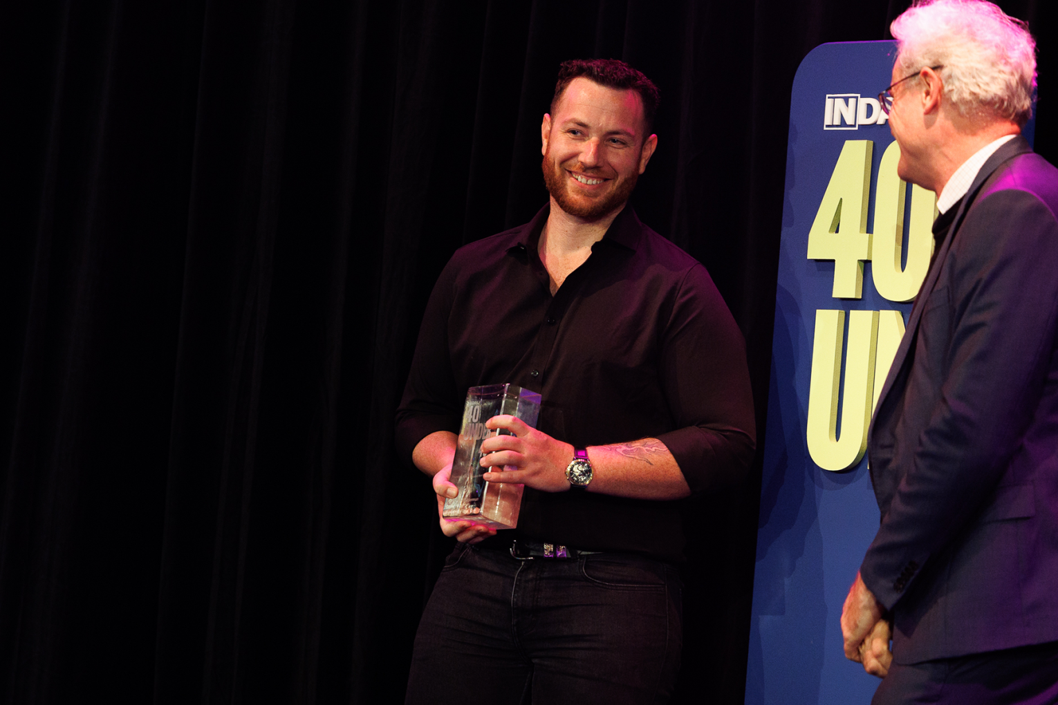 Deejay Egan at the 40 Under 40 Gala Awards