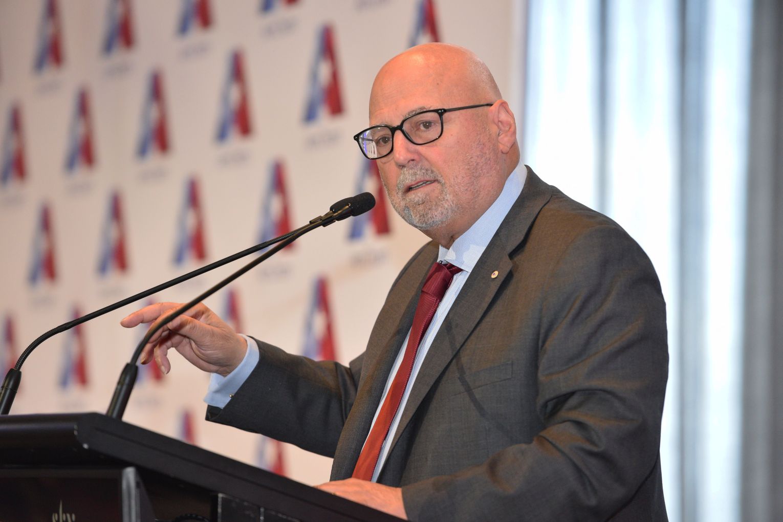 Former Australian ambassador to the US Arthur Sinodinos in Adelaide yesterday. Picture: Festival City Photography