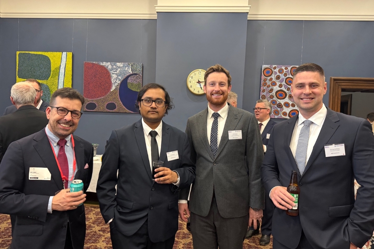 Ian Coker, Raj Parakram, Tyson Jenke and Michael Griffiths