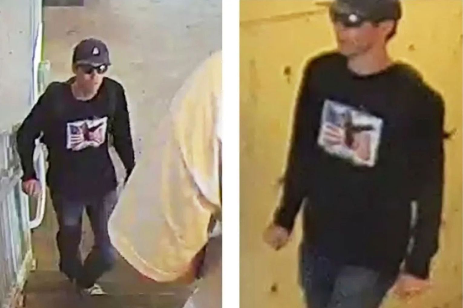 The FBI has released photos of someone they described as a "person of interest". 