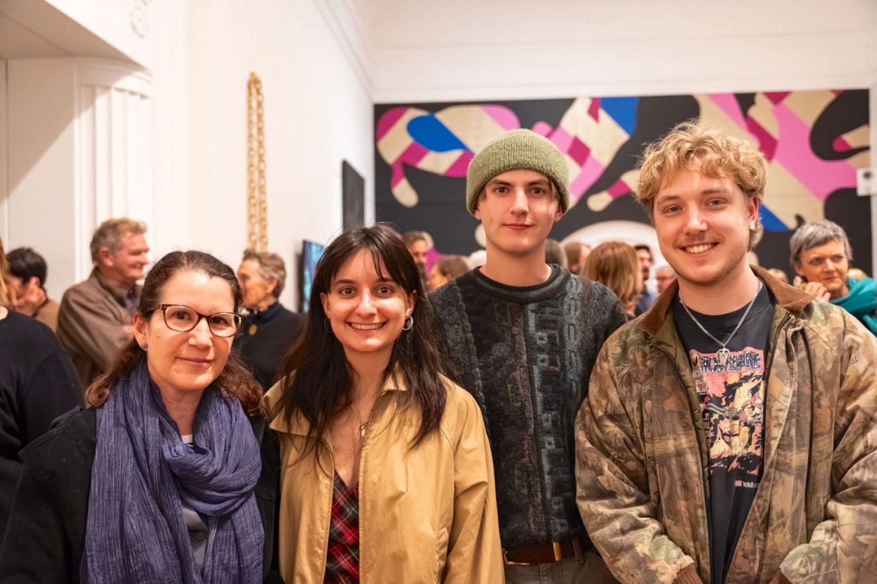 Leslie Matthews, Renee Becker, Connor Feltus and Jasper Goldney