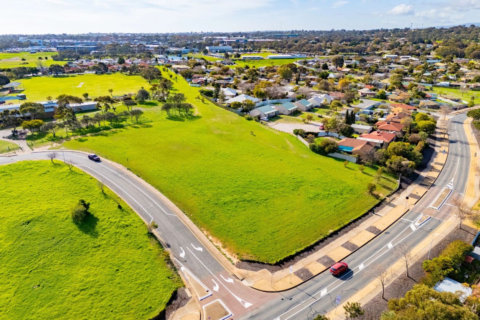 There has been strong interest on recent listings which include the 5240 square metre block at 113 Liguria Crescent in Noarlunga Downs. Photo: Supplied