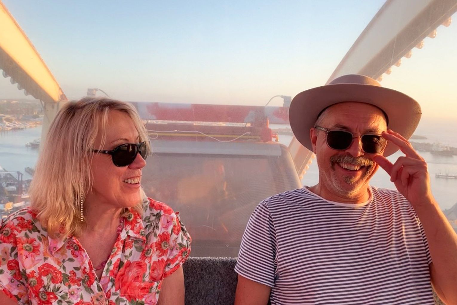 Lindy Morrison and bandmate Rob Snarski. Photo: Supplied