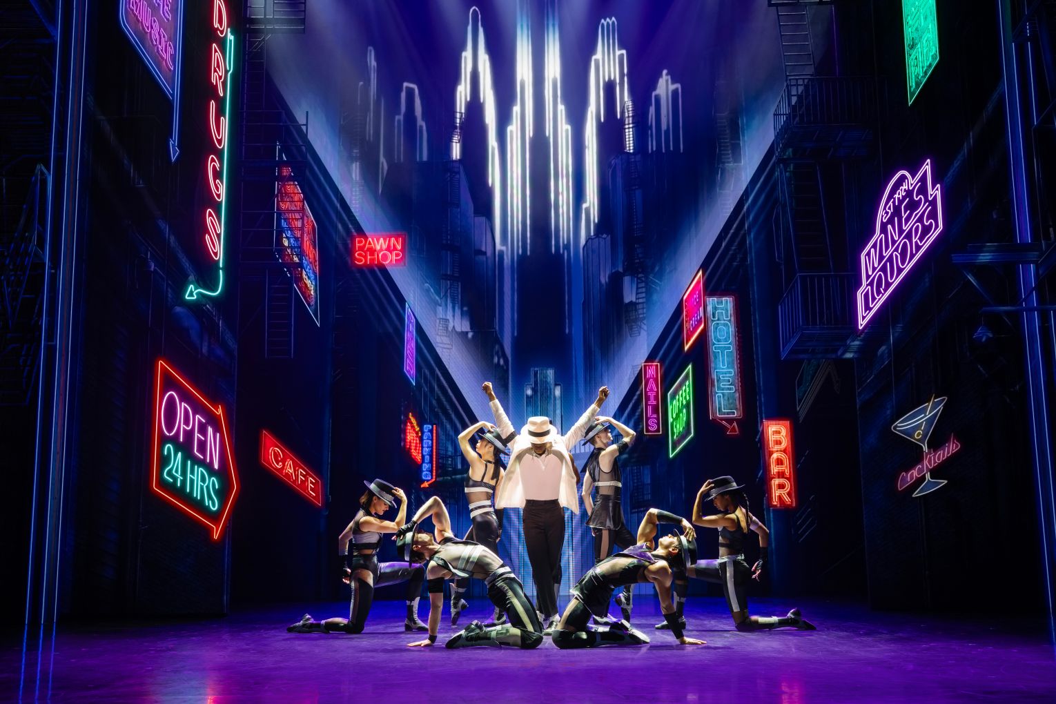 IIario Grants stars as Michael Jackson in MJ The Musical - coming to Brisbane in 2026. Photo: Daniel Boud