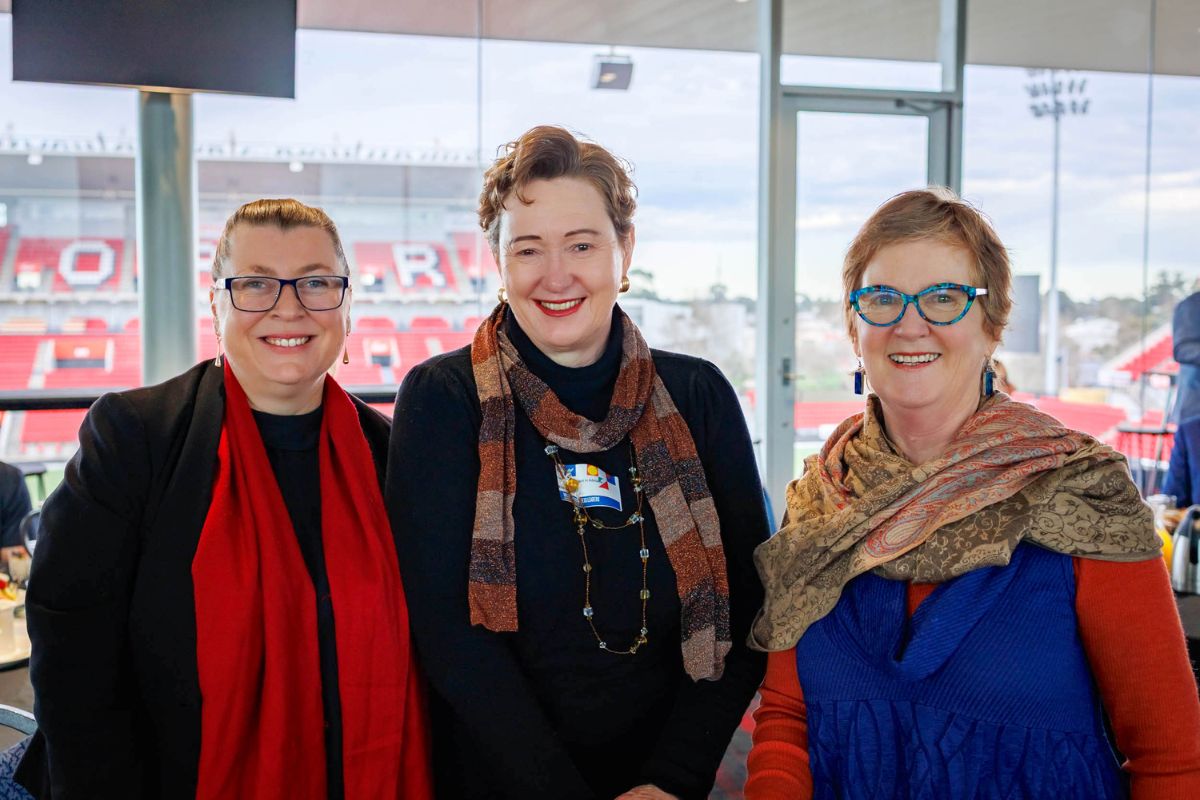 Michelle Scanlan, Elle Vallance and Shelley Rogers