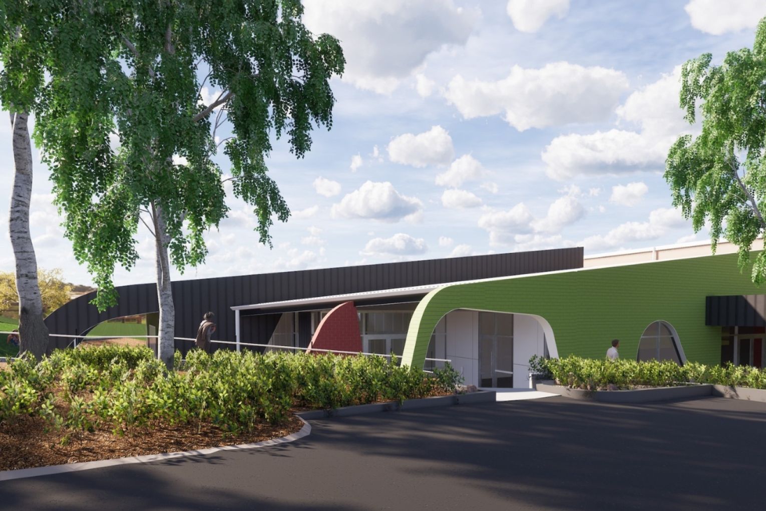A render of new facilities at Mount Barker High School, designed by Shannon Architects. Photo: Supplied