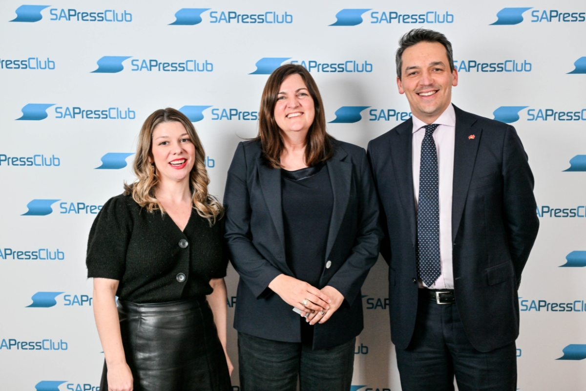 Nadine De Bono, Belinda Willis and Blair Boyer MP