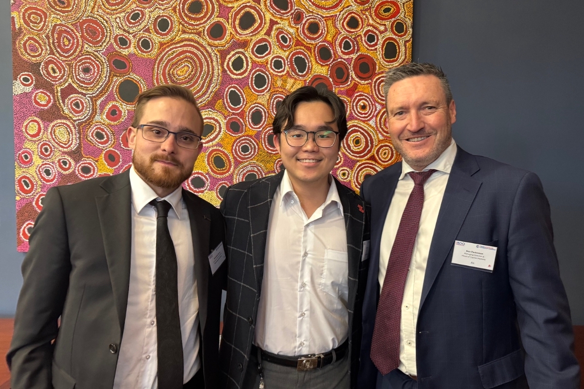 Nicholas Benisz, Bryan Lau and  Ben Parkinson